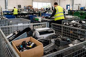 Collecte des DEEE des entreprises pour taxe DEEE